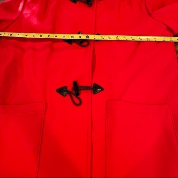 Vintage Pendleton Woolen Mills Jacket Wool Made In USA Red Duffle Large - Picture 13 of 16